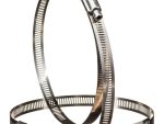 Hanwha Vision SBP-060S stainless-steel mount straps deliver durable, corrosion-resistant pole and wall security camera support. Designed to fit pole diameters ranging from a minimum of 80 mm to a maximum of 160 mm. Features a built-in TR30 mount screw size for easy tension adjustment and hardware compatibility.