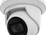 Hanwha Vision Wisenet ANE-L7012R 4MP outdoor IP camera with IR night vision, WDR, analytics, PoE, and NDAA compliance.