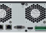 Hanwha - XRN-1620B2 - 8K NVR (Intel-based), No HDD, 16 channels, H265, H264, MJPEG, 8 fixed internal SATA HDDs (10TB max per HDD), ARB (Automatic Recovery Backup), 140 Mbps recording, up to 32 Mbps playback, Dual stream recording, WiseStream technology Back View
