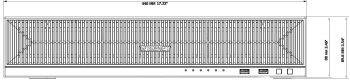 Hanwha - XRN-1620B2 - 8K NVR (Intel-based), No HDD, 16 channels, H265, H264, MJPEG, 8 fixed internal SATA HDDs (10TB max per HDD), ARB (Automatic Recovery Backup), 140 Mbps recording, up to 32 Mbps playback, Dual stream recording, WiseStream technology Dimension.