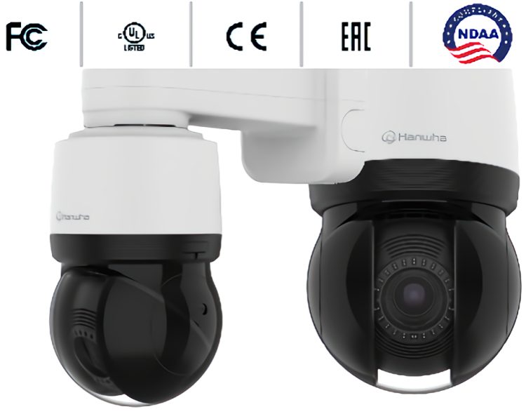 Hanwha XNP-C9253R network surveillance camera. Robust design, intelligent features, and advanced lens system make it the ideal choice for outdoor surveillance. Get crystal-clear images and secure data transmission. From Collsam Security.