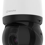 Hanwha XNP-C9253R network surveillance camera. Robust design, intelligent features, and advanced lens system make it the ideal choice for outdoor surveillance. Get crystal-clear images and secure data transmission Left View. From Collsam Security.