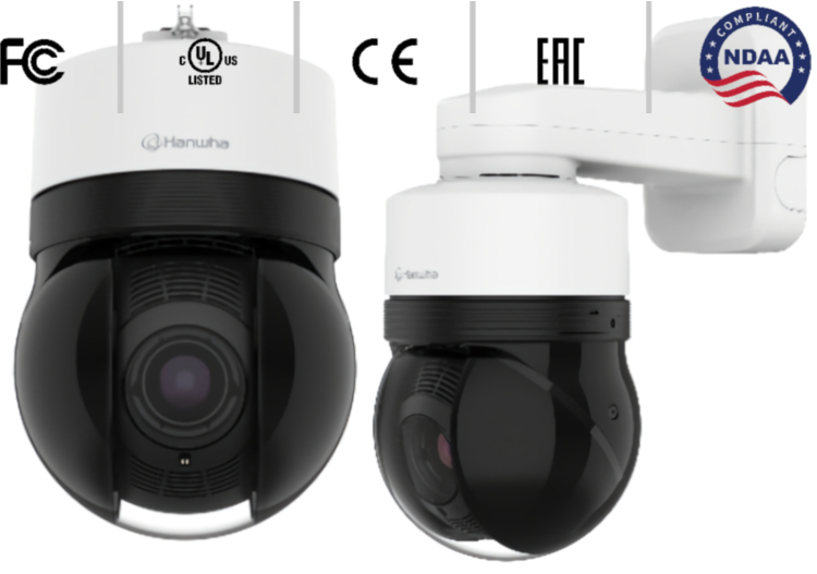 Hanwha XNP-C7310R network PTZ camera. Engineered for extreme conditions, it offers 4MP images and advanced features for comprehensive security monitoring.