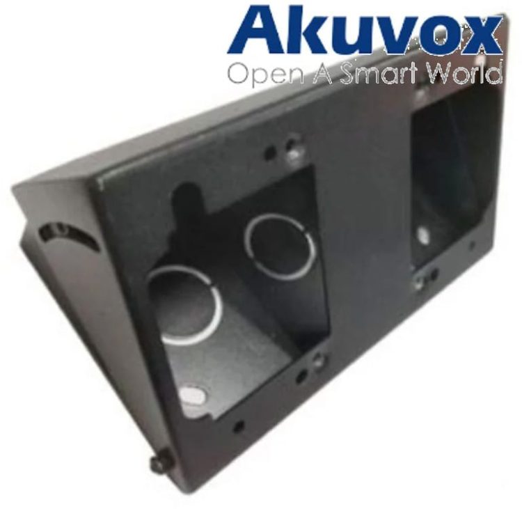 Securely Mount Your Emergency Call Panels with The Akuvox R20K Angle Bracket. Made Of Durable Steel, It's Perfect for Concrete and Brick Walls Side View.