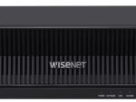 Hanwha Vision XRN-3210B2, a 32-channel NVR from the Wisenet X Series. With 400 Mbps network camera recording and up to 80 TB storage capacity, it's perfect for professional applications. Plus, features like WiseStream and AI search make it a top choice for optimizing storage and bandwidth. Order now and experience seamless video capture and management, Front View.
