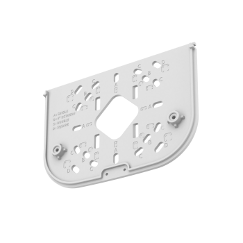 Mounting plate with single, double, octagon and square gangbox patterns