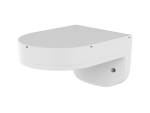 White wall and pole mount with closed top cover