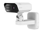 Hanwha TNM-C4940TD thermal camera left view with integrated wall mount
