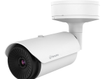 Hanwha TNO-L3030T thermal camera angled view with mounting bracket