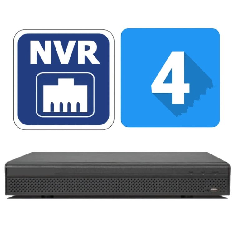 4 channel Network Video Recorders NVRs