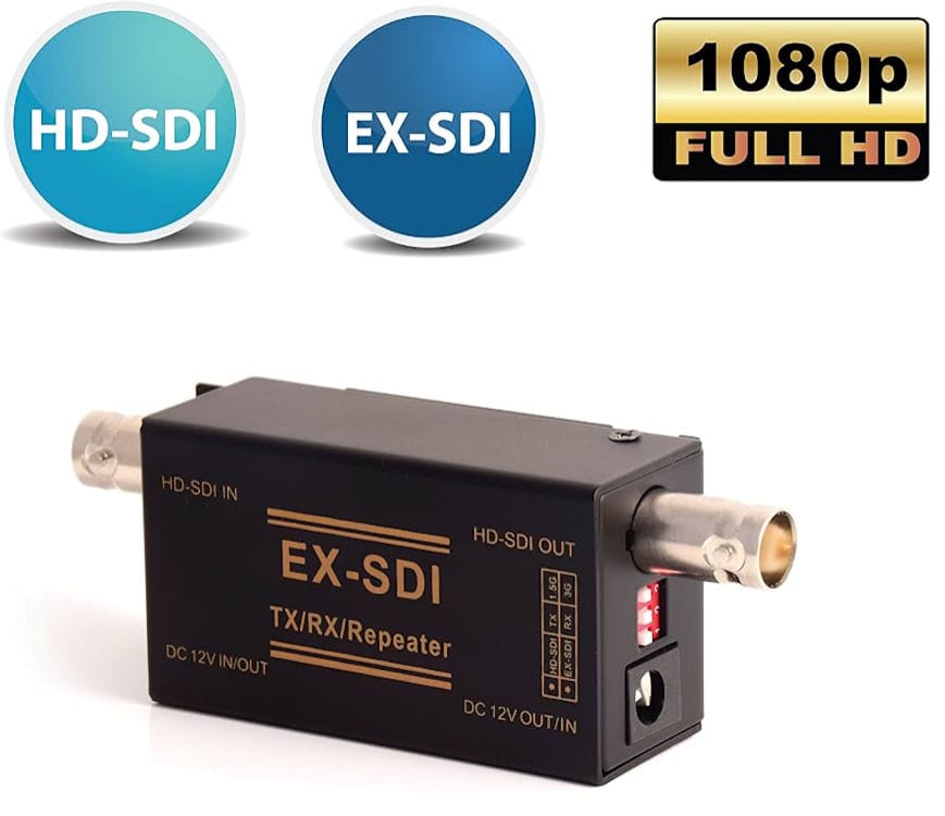 Upgrade your camera system with EX-SDI the superior digital interface with 4K resolution and lower bandwidth Backward-compatible with HD-SDI.