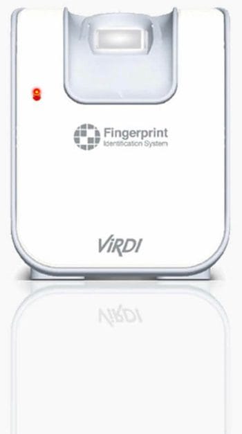 Efficiently enroll fingerprints with FOH02 USB Reader. Compatible with PC, this device makes biometric security easy and convenient Front View Shop now!