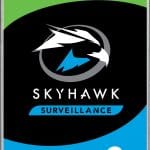 Upgrade your DVR or NVR with the Seagate SkyHawk ST6000VX009 6 TB internal hard drive. Enjoy fast data transfer and 3 years of data recovery Front View.