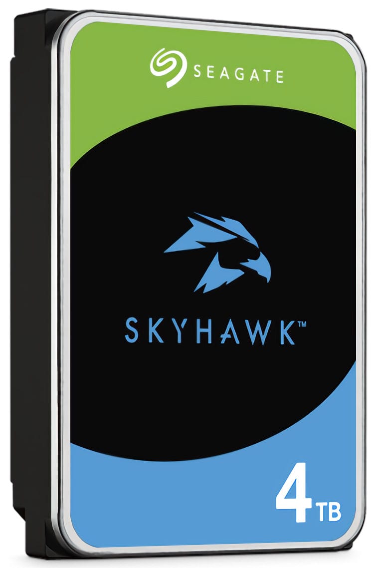 Upgrade your DVR or NVR system with the Seagate SkyHawk ST4000VX016 4 TB hard drive. Designed for 24/7 use with 64 HD cameras, it includes SHM for added protection. Shop now at Collsam Security.