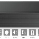 TVST-TD2704-N5A 4 Channel Pentabrid DVR System, H.265, 5Megapixel TVI, AHD, CVI, IP and Analog Camera No Hard Drive