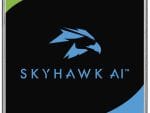 Upgrade your surveillance system with the Seagate SkyHawk AI ST8000VE001 8 TB hard drive. Designed for AI, it supports 64 HD camera streams. Shop now at Collsam Distribution for all your storage needs Front View