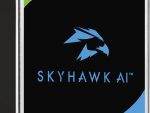 Seagate SkyHawk AI ST10000VE001 10TB surveillance hard drive left-angle view