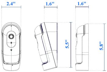 Enhance your indoor surveillance with VIVOTEK's CC9160-H network camera. Its low-profile design and 180° panoramic view provide comprehensive coverage for retail, hotels, and more. Easy installation and advanced features make it a top choice Dimensions. Shop now at Collsam Distribution.