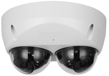 Upgrade your surveillance system with Dahua Technology IPC-HDBW5441F-AS-E2. 4 MP dual-directional camera with advanced features for accurate monitoring Front View, Shop now at Collsam Distribution.