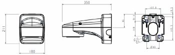 Securely Mount Your Vivotek Camera with AM-21P Bracket designed specific Camera Models and Mounting Options for models, it's simple and easy to install Dimensions.