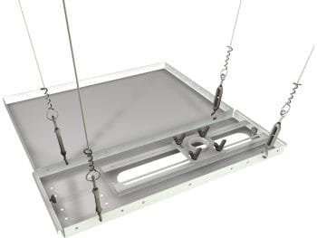 Upgrade your drop ceiling with the Hanwha SBP-2CTW, a durable 2'x2' tile compatible with Hanwha Techwin Mounts. Made of high-grade steel and supports up to 50lbs. Shop now at Collsam Distribution!