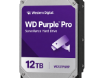 Western Digital WD121PURP 12TB WD Purple Pro AI video analytics storage hard drive front view