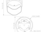 Eyemax NCU-EP430-AW 8MP Outdoor Dual-Sensor ePoE Night Color Network Turret Camera. Featuring 140dB WDR, ONVIF compatibility, and advanced IVS analytic algorithms, this camera offers superior performance and protection. With WizMind AI Smart Dual Illuminators, 1300ft (396.24 m) IR range, and IP67 protection, it's the perfect choice for all your outdoor surveillance needs. Get yours now and experience the ultimate in security and peace of mind dimensions.