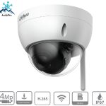 Upgrade your outdoor surveillance with the Dahua N41BL13-W 4MP Wi-Fi dome camera. With night vision, Smart H.265+ compression, and a 90° field of view, this camera delivers high-quality footage day or night. Shop now and enhance your security!