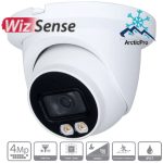 Eyemax NCU-E4322-W28 4MP Night Color Turret Camera. High image definition, low bit rate, and intelligent detection for any environment. IP67 protection and more.