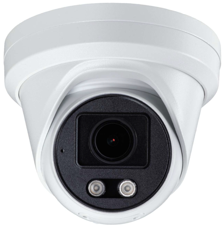 Eyemax NCU-D8210M-AW1 8MP Dual-Light Night Color IP Turret. With advanced features like NDAA compliance and dual illumination, this camera offers superior performance and peace of mind. Shop now and experience the 82ft (24.99 m) IR range and 65ft (19.81 m) white light range.