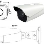 Capture license plates with ease using the Eyemax NLP-C2712M-W72 IP camera. 1080p resolution, 330ft IR range, and 120dB WDR for clear images.