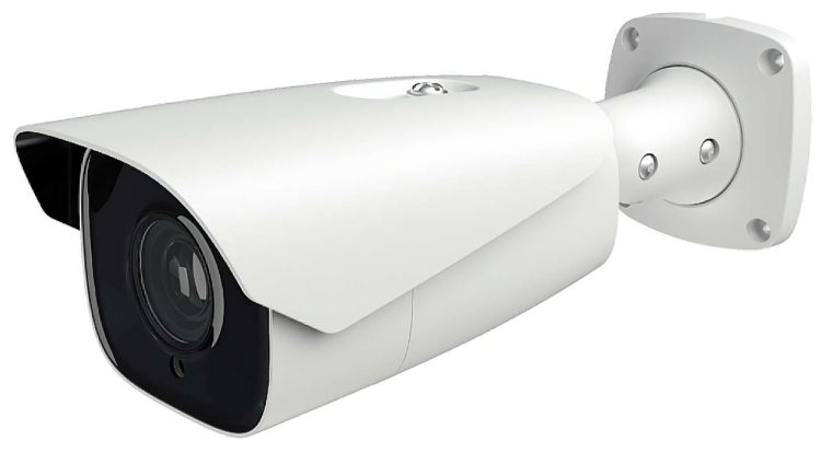 Capture license plates with ease using the Eyemax NLP-C2712M-W72 IP camera. 1080p resolution, 330ft IR range, and 120dB WDR for clear images Side View.