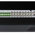 Telpix TVST-TD2716-N5A 16Channel (8 IP + 16 Coax Channel to IP) 5MP Penta-brid DVR, featuring AI smart motion detection and perimeter protection. Supports multiple formats and up to 24 IP channels. HDMI, VGA, and eSATA ports for easy connectivity Up to 20 Terabyte Storage.