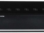 Eyemax TVST-PVT-04N5 4Channel Pentabrid DVR. Supports up to 5MP cameras and offers advanced features like digital zoom, PTZ control, Up to 12 Terabytes Hard Drive and multiuser authority Front View.