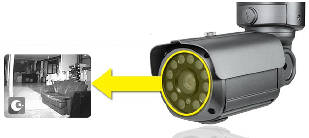 Eyemax TIR-M2334V-B HD-TVI HD-SDI 2MP Bullet Camera. IP68 rated for outdoor use, 6 COB IR for night vision, and advanced features like WDR and DNR for optimal performance 6COB IR.