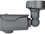 Eyemax TIR-M2334V-B HD-TVI HD-SDI 2MP Bullet Camera. IP68 rated for outdoor use, 6 COB IR for night vision, and advanced features like WDR and DNR for optimal performanceSide View.