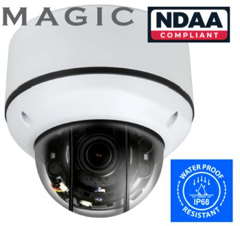 Experience superior surveillance with Eyemax NIT-MP5462V-W2812 5MP Storm IR Dome IP Camera. Features anti-IR reflection, 120dB WDR, and 6 COB IR for up to 200ft (60.96 m) range. ONVIF v17.06, 3DDNR, and PoE/DC 12V for easy integration.