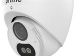 Upgrade your security with the Prime TCU RS5042-AW28 5Megapixel Night Color Coax Turret Camera. NDAA compliant, 131.23 ft (40 m) IR distance, and 3-axis construction for easy operation Left View.