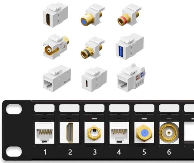 The CN-PP-0P24A 19IN 1U 24 Port Patch Panel. No punch down tools needed, saving time and hassle. Easy coupler connections for future expansion Keystonea.