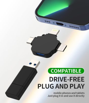 Upgrade your phone or tablet's capabilities with an OTG adapter! Easily connect USB devices and transfer data through your charging port. Shop now!