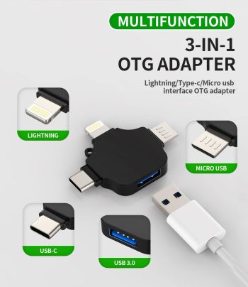 Upgrade your phone or tablet's capabilities with an OTG adapter! Easily connect USB devices and transfer data through your charging port. Shop now!