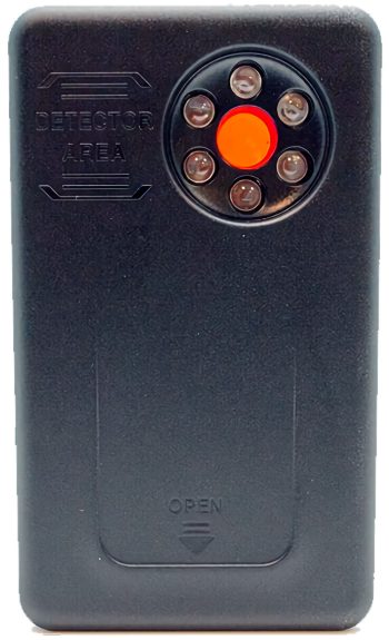 Protect Your Privacy with the LawMate RD-30 RF Detector to Find Hidden Cameras, Bugs, and GPS Trackers with Ease Back View with Camera Detected