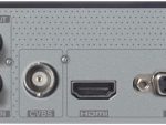 Upgrade your security system with ENS ED8004H5-BN2, a 4-channel, 5MP hybrid DVR with 4 analog and 2 IP camera inputs and efficient H.265 compression. It is NDAA compliant and perfect for homes, businesses, and government facilities Back View.