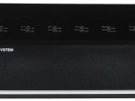 Eyemax TVST-PVT3-04N5 4Channel Pentabrid DVR. Supports up to 5MP cameras and offers advanced features like digital zoom, PTZ control, Up to 12 Terabytes Hard Drive and multiuser authority Front View.