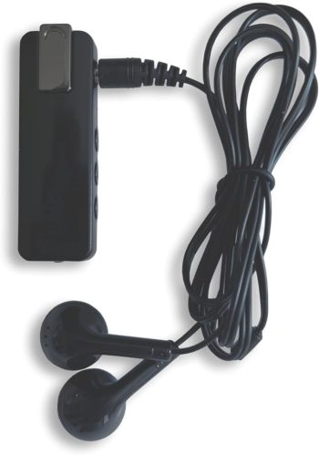 Capture high-quality audio discreetly with K-ULTRA-OTG Tiny Wearable Audio Recorder 8 GB. Ultra-compact, one-touch recording, and OTG support Connected to Headphones