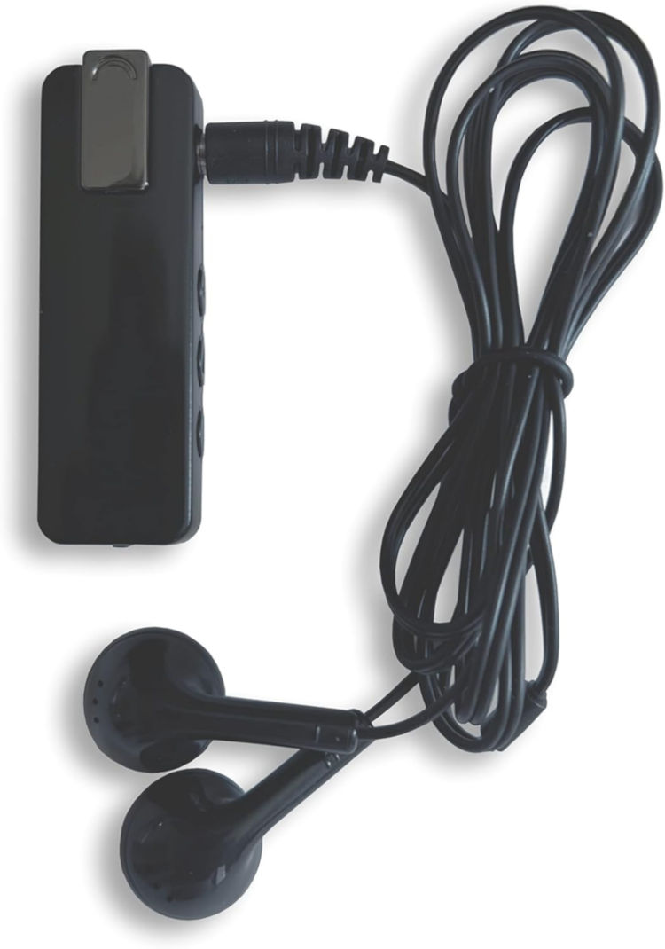 Capture high-quality audio discreetly with K-ULTRA-OTG Tiny Wearable Audio Recorder 8 GB. Ultra-compact, one-touch recording, and OTG support Connected to Headphones