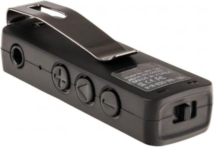 Capture high-quality audio discreetly with K-ULTRA-OTG Tiny Wearable Audio Recorder 8 GB. Ultra-compact, one-touch recording, and OTG support On Side