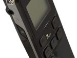 Capture high-quality audio with PBN Technology K-PASS-OTG, a digital voice recorder with password protection and versatile compatibility. Perfect for professionals and investigators Side View.