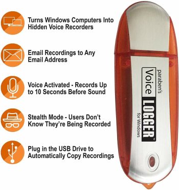 Capture and manage audio recordings on Windows with the Paraben Consumer PBN-VL4W Voice Logger. AI compatibility for advanced analysis and data management Capabilities.