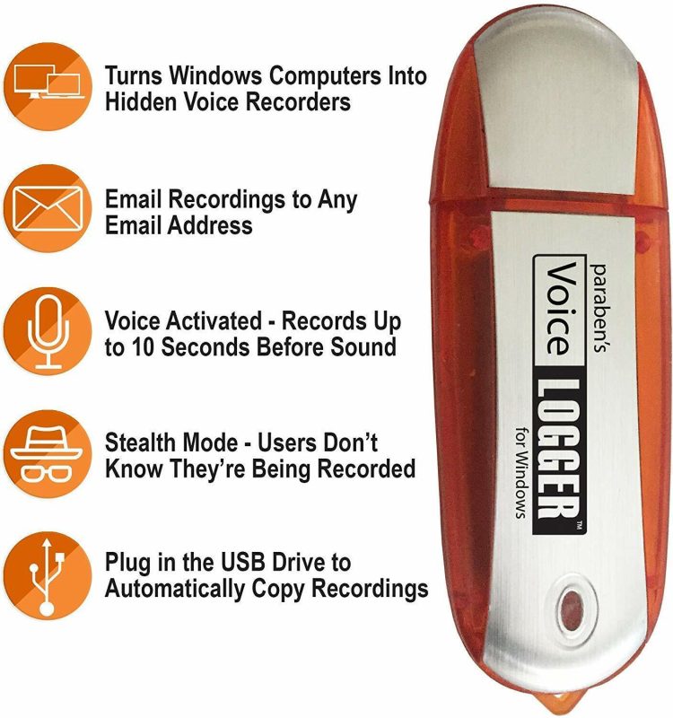 Capture and manage audio recordings on Windows with the Paraben Consumer PBN-VL4W Voice Logger. AI compatibility for advanced analysis and data management Capabilities.